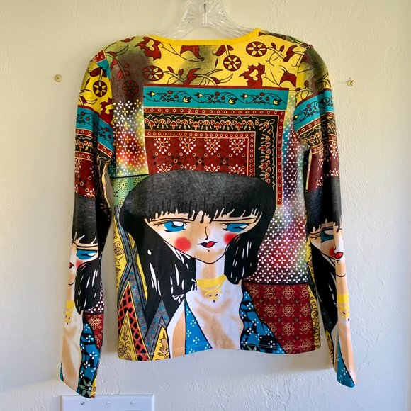 Miss Sixty beaded, embellished long sleeve t-shirt - Picture 6 of 11